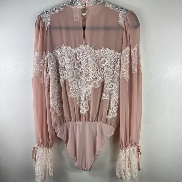 We are HAH Hot As‎ Hell Queen 4 A Day Bodysuit Copper Rose - Picture 9 of 16